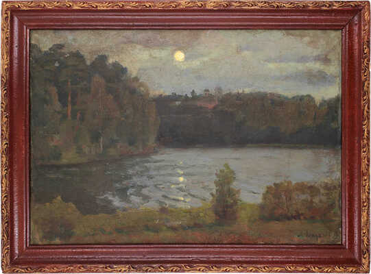 Мазанов Леонтий Никифорович. Ночной пейзаж 